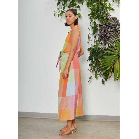 Rujuta Sheth Emily Dress - Jupiter Chex - Size XL - Picture 3 of 5